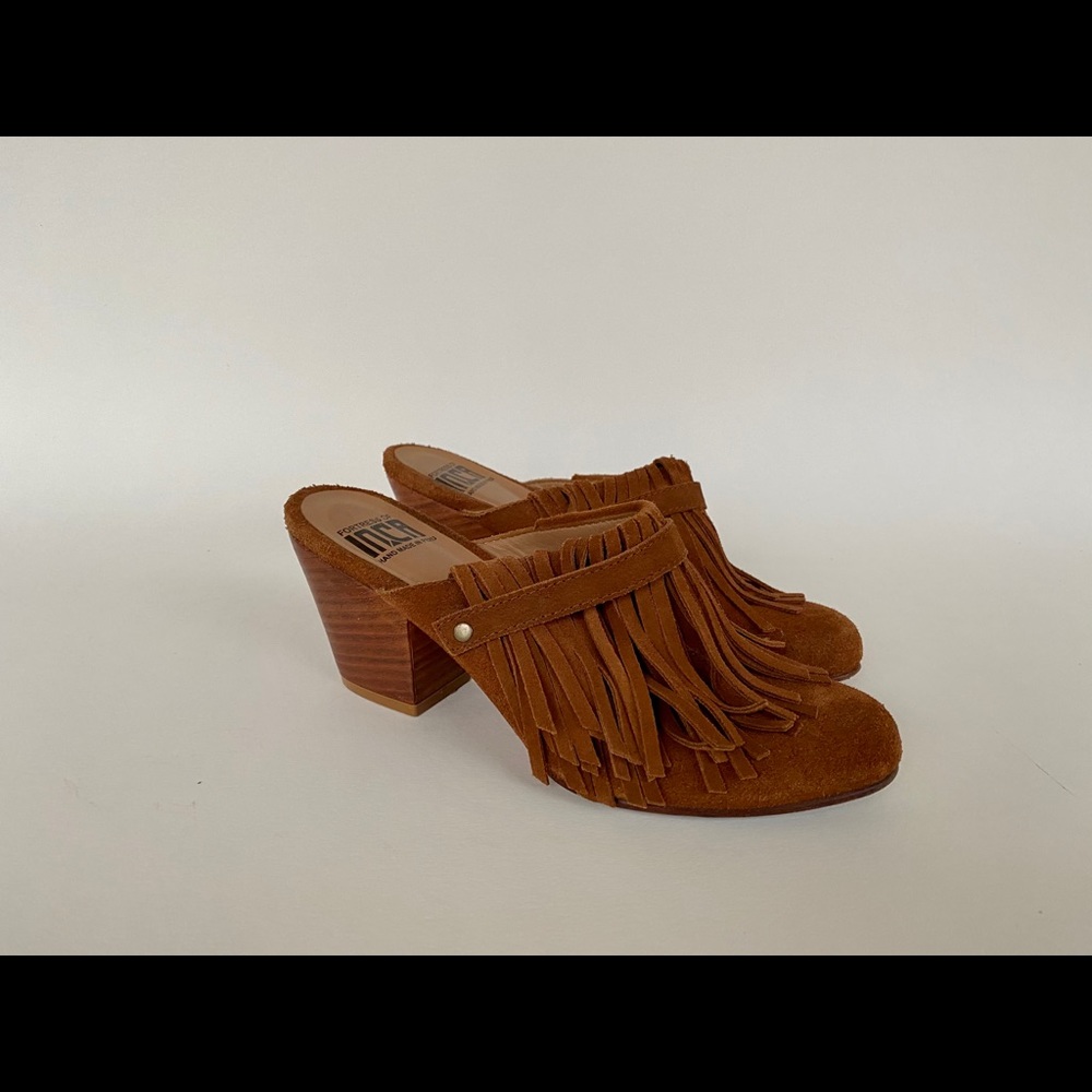Fortress of Inca Suede Mules
